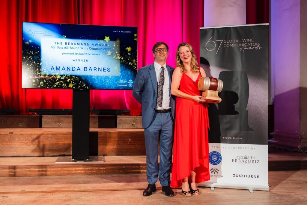 Award winning wine writer Amanda Barnes